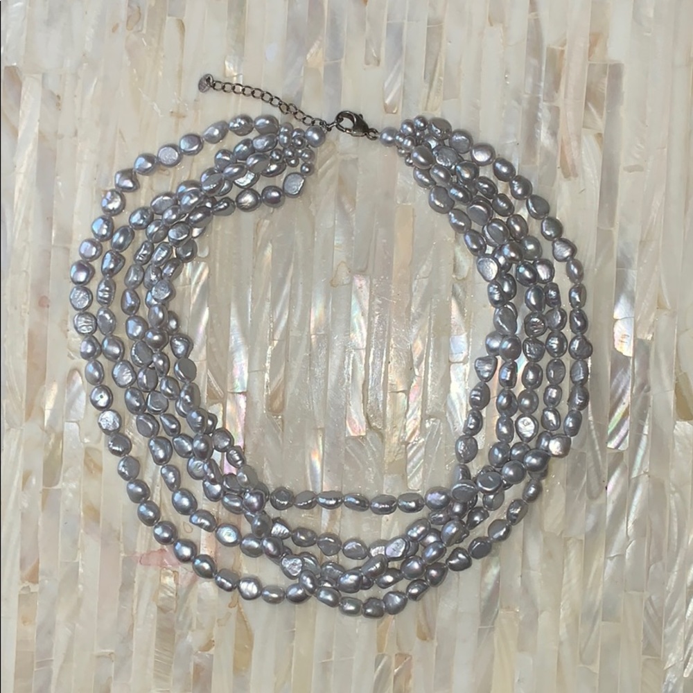 Baby Blue Cultured Pearl Necklace